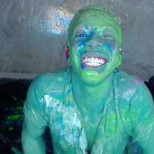 MessyGuys: Michael Jordan's Very Messy and Colorful Slime Challenge