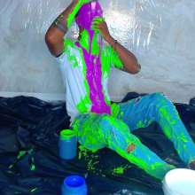 MessyGuys: Michael Jordan's Very Messy and Colorful Slime Challenge