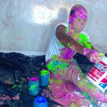 MessyGuys: Michael Jordan's Very Messy and Colorful Slime Challenge