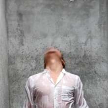 WETColours: Michael Showers Super Funny in a White Shirt and Jeans