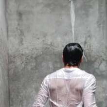 WETColours: Michael Showers Super Funny in a White Shirt and Jeans