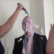 RevSlymsford: Trashed Guy, Clean Girls: Cherry + Michelle Destroy Mortimer