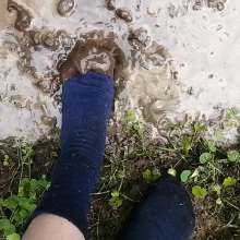 Thefetishgirl: Muddy Socks