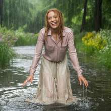 Wetmaxiskirts: If you go down to the woods today... (wetlook)