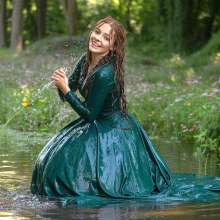 Wetmaxiskirts: If you go down to the woods today... (wetlook)