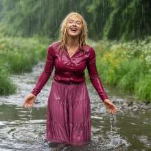 Wetmaxiskirts: If you go down to the woods today... (wetlook)