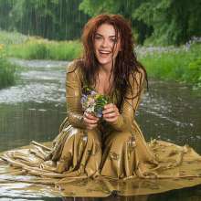 Wetmaxiskirts: If you go down to the woods today... (wetlook)