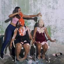 RevSlymsford: Patricia Trashes Clara + Norma : 2 Hot Girls Trashed