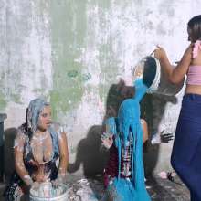 RevSlymsford: Patricia Trashes Clara + Norma : 2 Hot Girls Trashed