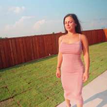 WetlookFashion: Reina's Dress Gets See-Through When Wet