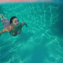 WetlookFashion: Reina's Dress Gets See-Through When Wet