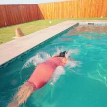 WetlookFashion: Reina's Dress Gets See-Through When Wet