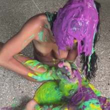 RevSlymsford: Robyn Self Foot Worship While Being Slimed!