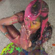 RevSlymsford: Robyn Self Foot Worship While Being Slimed!