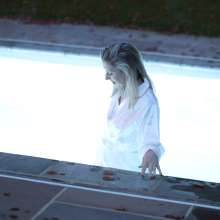 MistressSplash: Satin Pyjamas and Robe In The Pool and Hottub + Underwater