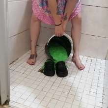 Thefetishgirl: Slime Filling Crocs