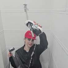 Get Your Snaps: Steamy Shower in Clothes by Rain