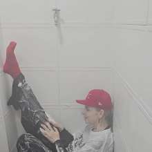 Get Your Snaps: Steamy Shower in Clothes by Rain