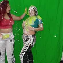 Hikari-Studio-Wam: The Girls Wear Their Adidas Adibreak Pants to Get Messy