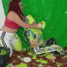 Hikari-Studio-Wam: The Girls Wear Their Adidas Adibreak Pants to Get Messy