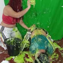 Hikari-Studio-Wam: The Girls Wear Their Adidas Adibreak Pants to Get Messy