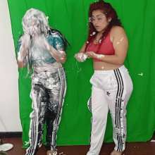 Hikari-Studio-Wam: The Girls Wear Their Adidas Adibreak Pants to Get Messy
