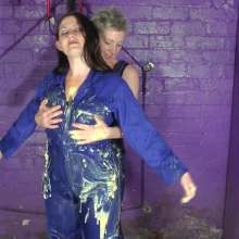 DungeonMasterOne: Two Girls in Overalls Get Very Sexy and Messy Together