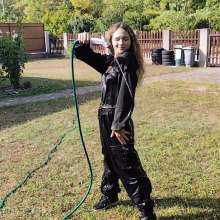 Get Your Snaps: Violet Gets Wet in Black