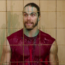 Polarwet: Marc Antoine Dequoy gunged in a TV Show