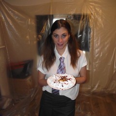 tonyhill: Roxy Mendez - Messy Naughty Schoolgirl!