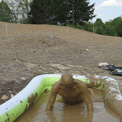 RyuuWammer: Bathing in Mud Pool