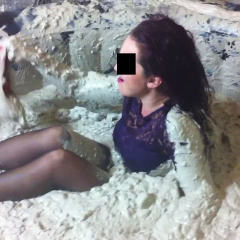 CandyCustard: Jellyncustard muddy dress and tights shoe rescue!