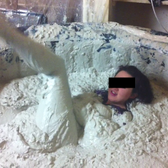 CandyCustard: Jellyncustard muddy dress and tights shoe rescue!