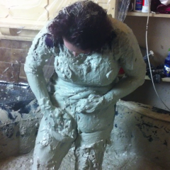 CandyCustard: Jellyncustard muddy dress and tights shoe rescue!