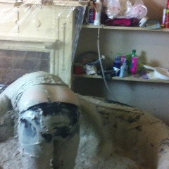 CandyCustard: Jellyncustard muddy dress and tights shoe rescue!