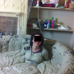 CandyCustard: Jellyncustard muddy dress and tights shoe rescue!
