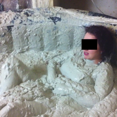 CandyCustard: Jellyncustard muddy dress and tights shoe rescue!