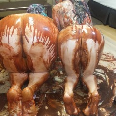 LaylaMoore: Layla and Leila get hardcore and messy with syrup