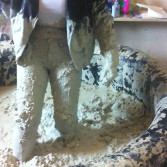 CandyCustard: Jellyncustard loses mud virginity in jeans and boots!
