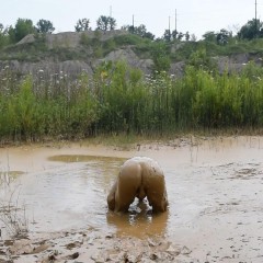 RyuuWammer: New Video: Deep Mud Masturbation