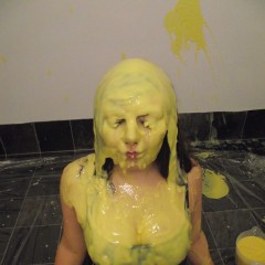 tonyhill: Kacie James--Covered in Custard!