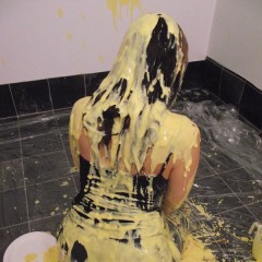 tonyhill: Kacie James--Covered in Custard!