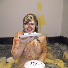 tonyhill: Kacie James--Covered in Custard!