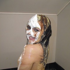 tonyhill: Kacie James--Covered in Custard!
