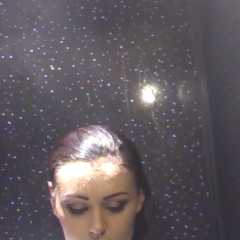 Buff: Kacie James in the shower, from my session yesterday