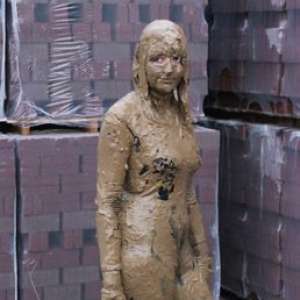 eileenvogel: Eileen muddy in catsuit