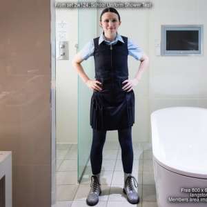 DungeonMasterOne: Honeysuckle showers in school uniform