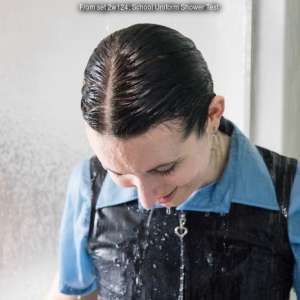 DungeonMasterOne: Honeysuckle showers in school uniform