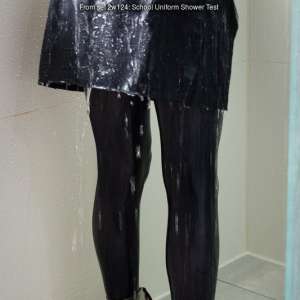 DungeonMasterOne: Honeysuckle showers in school uniform