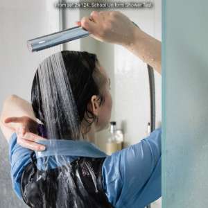DungeonMasterOne: Honeysuckle showers in school uniform
